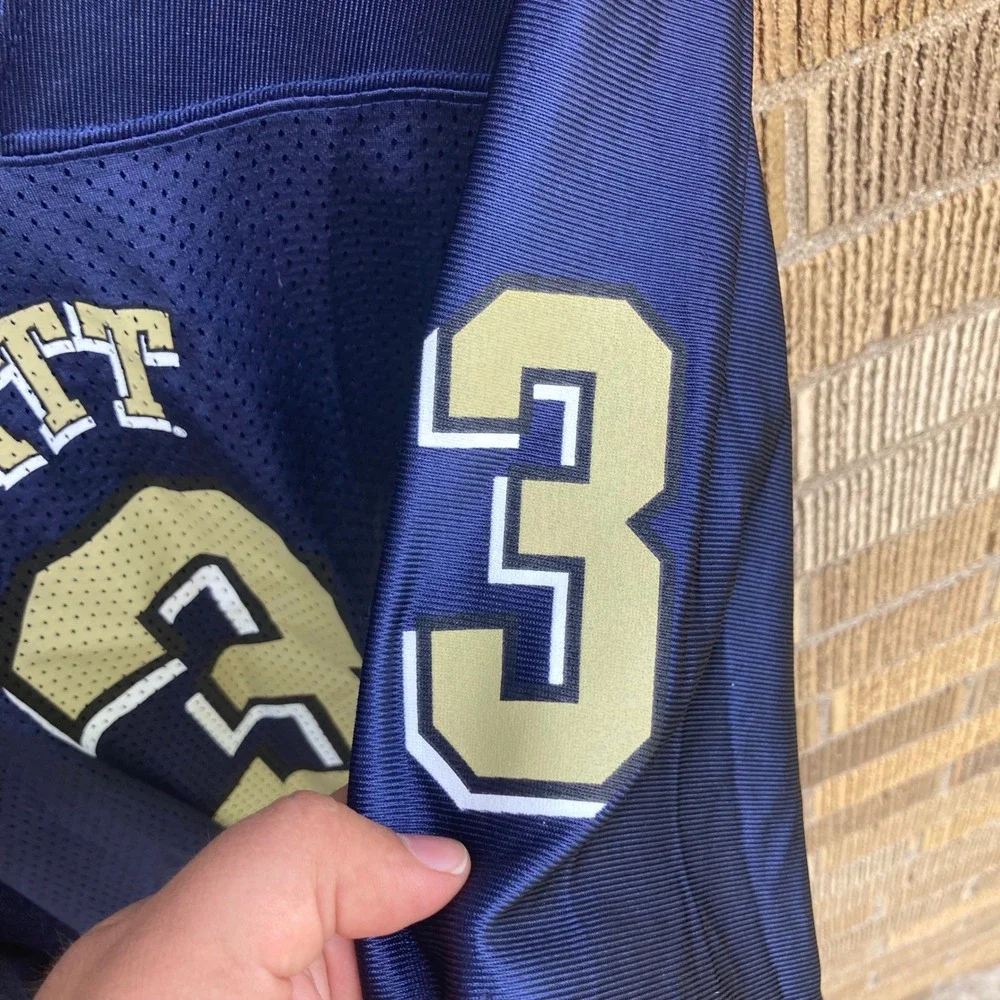 Adidas Pitt Panthers Tyler Palko #3 Football Jersey Mens Large Vtg College Y2K